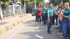 হেঁটে এসে মাথায় পিস্তল ঠেকিয়ে গুলি, পড়ে গেলে এলোপাতাড়ি কোপ