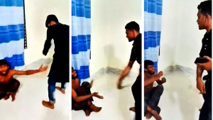চুরির অভিযোগে যুবককে শিকলে বেঁধে নির্যাতন, ভিডিও ভাইরাল