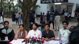 অনিয়মের অভিযোগে ‘রেভ্যুলেশন ফর স্টেট অব হিউম্যানিটি’ প্যানেলের ভোট বর্জন