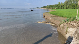 ভাঙন রোধে জিওব্যাগ ফেলতে অনিয়ম, তদন্ত কর্মকর্তার সাফাই