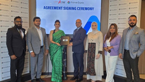 প্রাইম ব্যাংক ও আমারা অ্যাকটিভের মধ্যে অংশীদারিত্ব চুক্তি