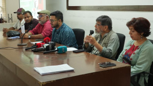 চলচ্চিত্র নির্মাতাদের ওপর হামলার বিচার দাবিতে সংবাদ সম্মেলন