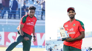 বিশ্রামে মোস্তাফিজ-তাসকিন, নতুন মুখ সাকলাইন-রিপন