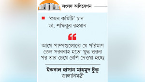 জ্বালানি সংকট নিয়ে বিরোধী দলের আলোচনার প্রস্তাবে প্রধানমন্ত্রীর সাড়া