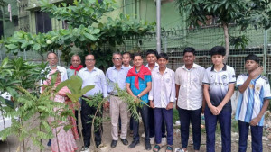 সিদ্ধেশ্বরী উচ্চ বিদ্যালয়ে খেলাঘরের বৃক্ষরোপণ