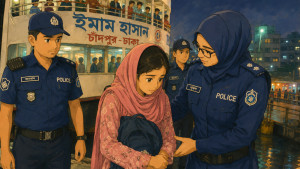 মাদ্রাসায় ভর্তি নিয়ে অভিমান, লঞ্চে ঢাকার পথে ১৩ বছরের মেয়ে