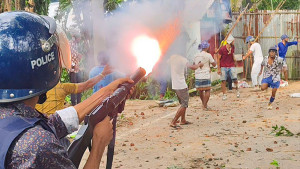 ভৈরবের সেই বাজারে আবারও সংঘর্ষ