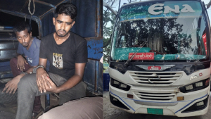 মহাখালী থেকে চুরি হওয়া বাস উদ্ধারে ৯৯৯-এ ফোন, মিরপুর থেকে উদ্ধার