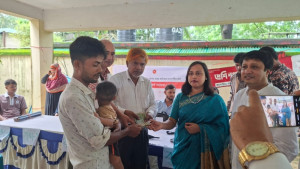 বন্যায় ক্ষতিগ্রস্ত ৬০০ পরিবার পেল ৪৮ লাখ টাকা