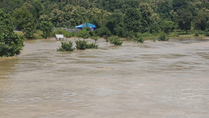 খাগড়াছড়িতে ভারী বৃষ্টিতে তলিয়ে গেছে সড়ক, সাজেকের সঙ্গে যোগাযোগ বন্ধ