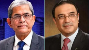 রাষ্ট্রপতি মির্জা ফখরুলকে জারদারির অভিনন্দন, পাকিস্তান সফরের আমন্ত্রণ