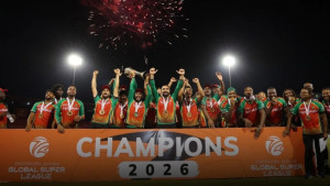 ৮৫ রানের পুঁজি নিয়েও জিএসএল চ্যাম্পিয়ন গায়ানা