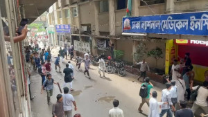 জগন্নাথ বিশ্ববিদ্যালয়ে ছাত্রদল-শিবিরের দুই দফায় সংঘর্ষ
