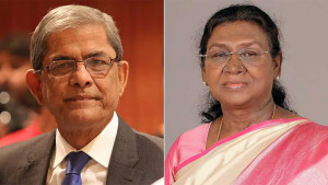 মির্জা ফখরুলকে অভিনন্দন জানালেন ভারতের রাষ্ট্রপতি