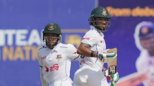 মুশফিকের জন্য এই টেস্ট জয় কেন বিশেষ, জানালেন শান্ত