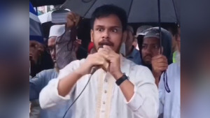 পুলিশকে পিটিয়ে রক্তাক্ত করেছি এ দৃশ্য কি আপনারা দেখেননি, সমাবেশে এনসিপি নেতা
