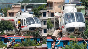 টি-শার্ট নেড়ে নিজের অবস্থান জানাল আটকে পড়া কিশোর, হেলিকপ্টারে উদ্ধার