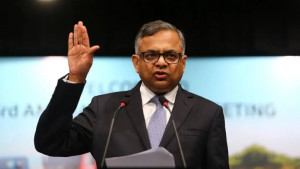 পদত্যাগের ঘোষণা দিলেন টাটা সানসের চেয়ারম্যান চন্দ্রশেখরন