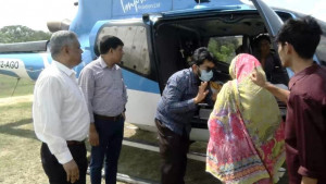 গুরুতর অসুস্থ রাবি শিক্ষার্থীকে এয়ার অ্যাম্বুলেন্সে ঢাকায় পাঠাল প্রশাসন