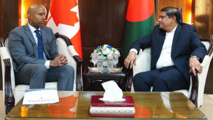 প্রধানমন্ত্রীর প্রতিরক্ষা উপদেষ্টার সঙ্গে কানাডার হাইকমিশনারের সৌজন্য সাক্ষাৎ