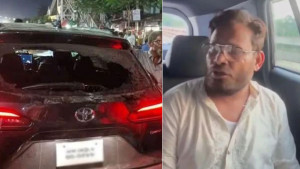 সিরাজগঞ্জে এমপির গাড়িবহরে হামলা, পাল্টাপাল্টি অভিযোগ-বিক্ষোভ