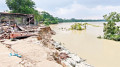 অবৈধ বালু উত্তোলনে ভাঙনের মুখে কয়েকটি গ্রাম