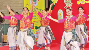 ভোটের আমেজে ফিকে ফাগুনের উৎসব