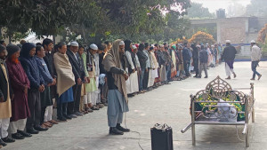 জীবননগরের বিএনপি নেতা শামসুজ্জামানের দাফন সম্পন্ন