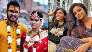 বাবার দ্বিতীয় বিয়ে, মাকে নিয়ে হিরণকন্যার আবেগঘন পোস্ট