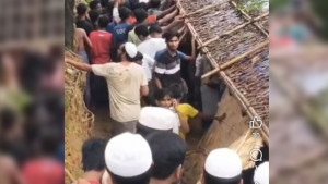 পাহাড়ধসে রোহিঙ্গা ক্যাম্পে নিহত ৪ শিশু