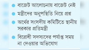 সংসদ কার্যক্রমে অগোছালো সরকারি দল বিএনপি