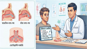 নাকের হাড় বেঁকে গেলে কী করবেন