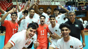 কাভা পুরুষ ভলিবল চ্যাম্পিয়নশিপে কাজাখস্তানকে হারাল বাংলাদেশ