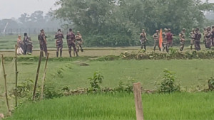 জয়পুরহাটে লাইটপোস্টের আলো নিভিয়ে পুশইনের চেষ্টা, বিজিবির বাধায় ব্যর্থ