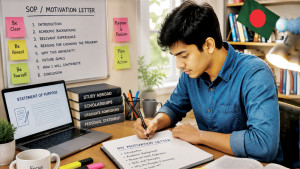 উচ্চশিক্ষায় এসওপি বা মোটিভেশন লেটার