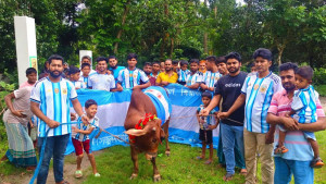 গোপালগঞ্জে বিশ্বকাপ ফাইনাল উপলক্ষে ভূরিভোজের আয়োজন