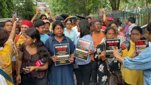 কলকাতায় সাংবাদিকদের ওপর হামলার প্রতিবাদ, শাস্তি দাবি