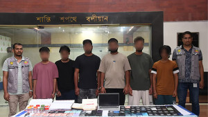 ৬৬০০ এমএফএস অ্যাকাউন্টের সিম জব্দ, হোতাসহ গ্রেপ্তার ৬