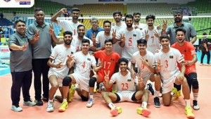ভলিবল চ্যাম্পিয়নশিপ: নেপালকে হারিয়ে তৃতীয় জয় বাংলাদেশের