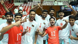 উজবেকিস্তানকে হারিয়ে ‘কাভা’ ভলিবলের ফাইনালে বাংলাদেশ