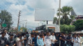 বরিশালে আড়াই ঘণ্টা ঢাকা-কুয়াকাটা সড়ক অবরোধ এইচএসসি পরীক্ষার্থীদের