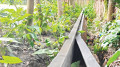 নির্মাণের কয়েক দিনেই ধসে পড়েছে নালা