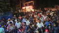 তেল সংকটের গুঞ্জনে বাগমারার ফিলিং স্টেশনগুলোতে উপচে পড়া ভিড়