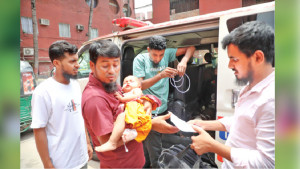 ছুটিতে হামে ৫৭ শিশুর মৃত্যু