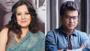 চুমু দিয়ে রুদ্রনীলের প্রশংসায় পঞ্চমুখ সুচিত্রাকন্যা মুনমুন সেন