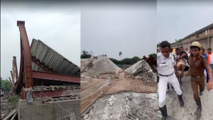 কলকাতায় নির্মাণাধীন গোডাউনের শেড ধসে নিহত ৩, আটকা বহু শ্রমিক