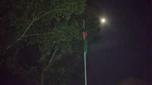 চাটমোহরে মাদ্রাসায় রাতেও উড়ল জাতীয় পতাকা