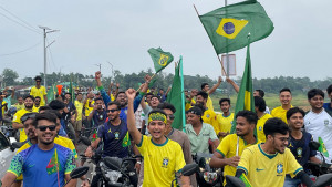 এক টুকরো ব্রাজিলে রূপ নিল রাঙামাটির ‘ব্রাজিল সেতু’