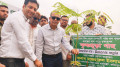 সালথায় খাল পুনঃখনন কাজ দেখে সন্তোষ প্রকাশ জেলা প্রশাসকের