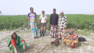 ১৫০ টাকা শতাংশে চরের জমি লিজ